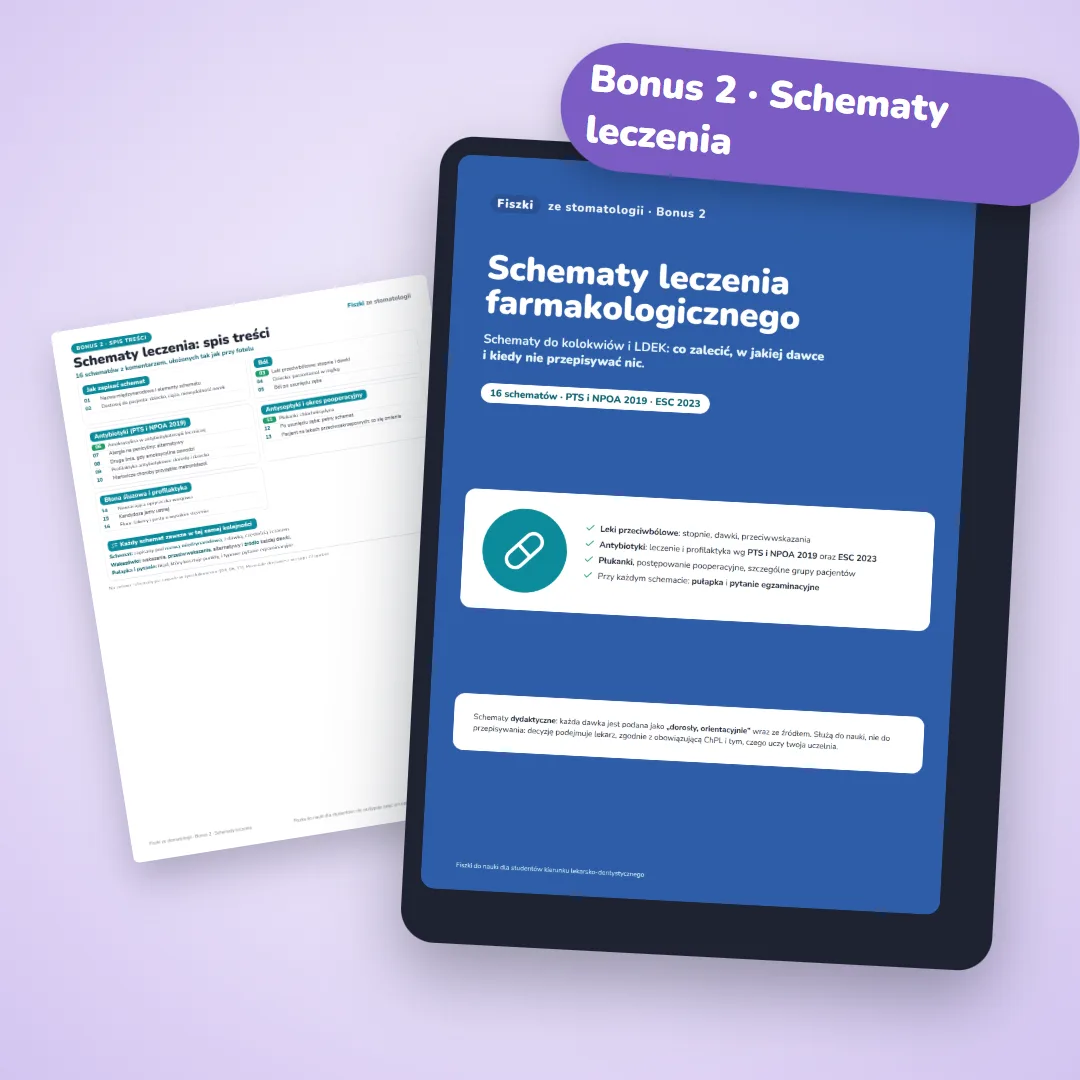 Bonus Schematy leczenia farmakologicznego